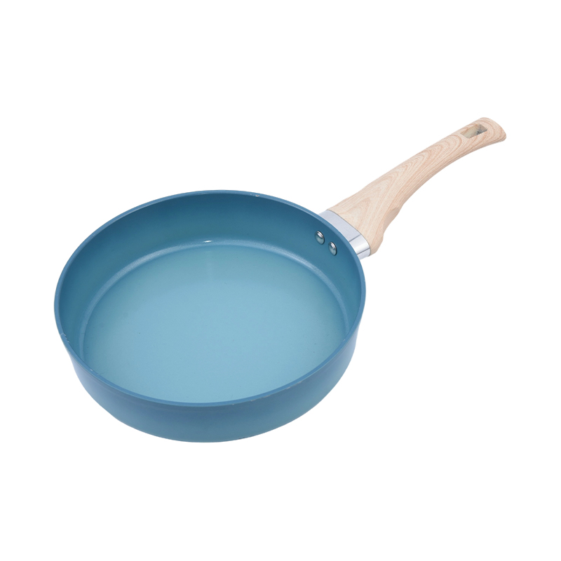 Tigaie adâncă din aluminiu forjat în formă dreaptă