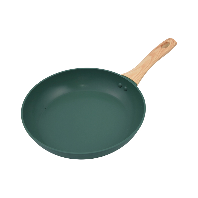 Set de vase de gătit din aluminiu forjat cu acoperire antiaderență verde pădure