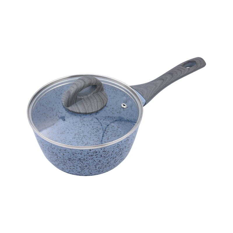 Tigaie din aluminiu forjat cu granit albastru