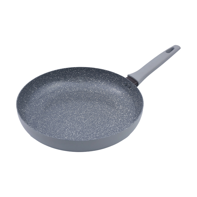 Set de vase de gătit din aluminiu presat cu acoperire antiaderență de marmură gri