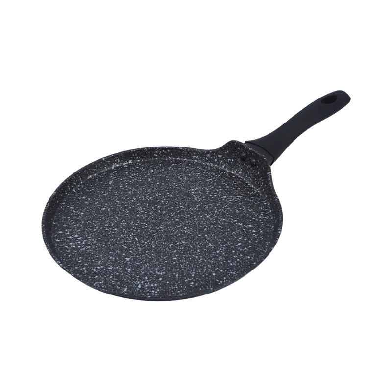 Tigaie pentru clătite din aluminiu forjat cu marmură neagră